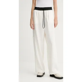 Dámské kalhoty Kalhoty MMC STUDIO LINEN.MMC béžová 01X, vel. S/M