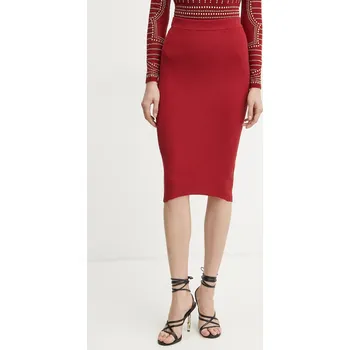 Dámská sukně Sukně Guess KATELYN W5RD15.Z2V62 burgundské 83X, vel. XS