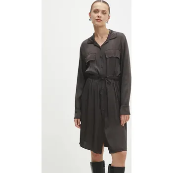 Dámské šaty Šaty Answear.LAB černá barva, mini 2232.IKK 99X, vel. M/L