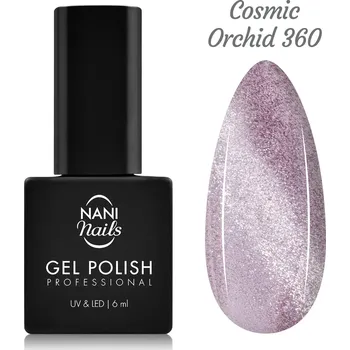 Lak na nehty NANI Cat Eye gel lak 6 ml - Cosmic Orchid