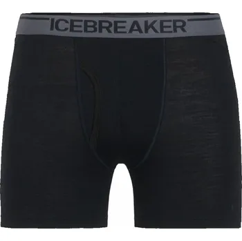 Pánské termo spodky pánské boxerky ICEBREAKER M Anatomica Boxers, BLACK - XXL
