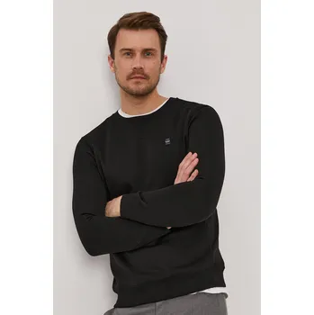 Pánská mikina Mikina G-Star Premium core pánská, černá barva, hladká, D16917-C235 D16917.C235 99X, vel. M