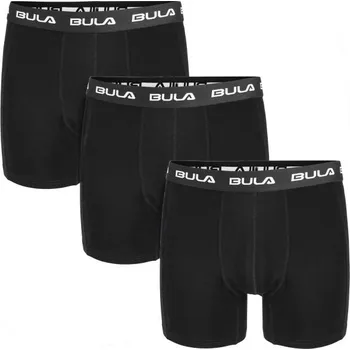 Boxerky Pánské boxerky Bula FRAME 3PK BOXER S Černá, Bílá