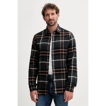 Pánská košile Bavlněná košile Lindbergh 30.203792 černá 99X, vel. S