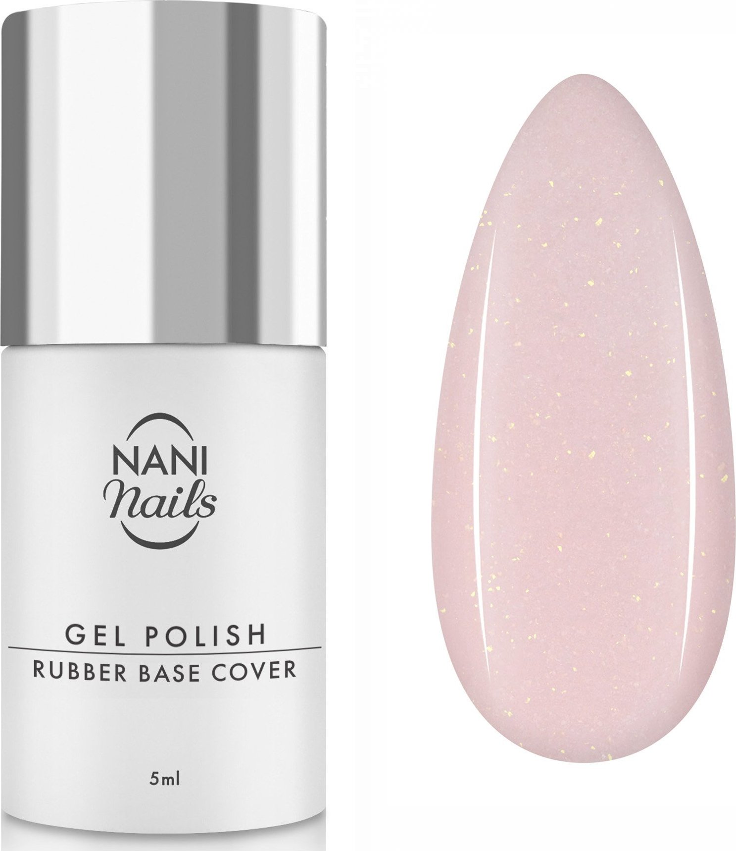 NANI gel lak Rubber Base Cover 5 ml - Glem Muse