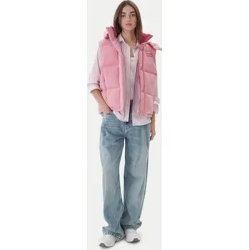 Pánská vesta Tommy Jeans Sportovní vesta Tjw Alaska Grid Down Vest DW0DW21627 Růžová Regular Fit S