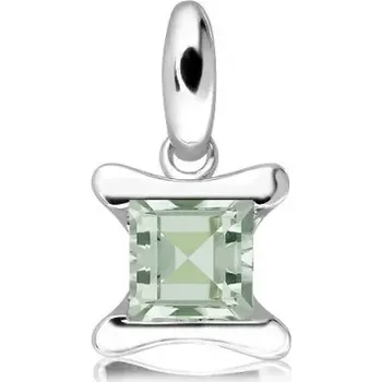 Přívěsek Alesia S Green Amethyst - stříbrný přívěsek se zeleným ametystem