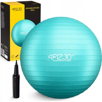 Gymnastický míč GYMNASTICKÝ MÍČ PRO REHABILITACI, POSÍLENÍ SVALŮ, S PUMPIČKOU, 75 CM