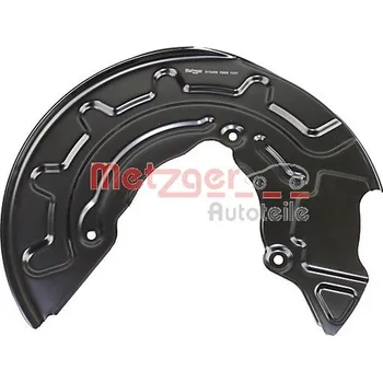 Brzdový kotouč Ochranný plech proti rozstřikování, brzdový kotouč METZGER 6115489