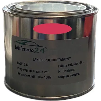 Lak na dřevo Barva průmyslová, polyuretanový lak matný 0,5l 2:1 RAL 3017