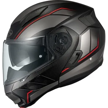 Helma na motorku KABUTO přilba Ryuki Strike flat black gray KABUTO HONDA L