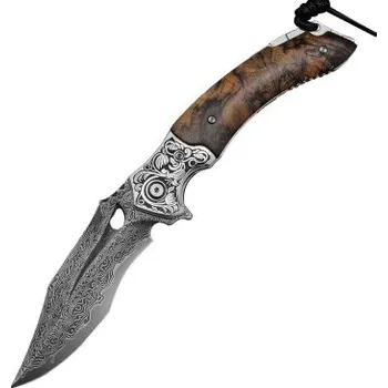 Kuchyňský nůž KnifeBoss damaškový zavírací nůž Hunter Bone VG-10 + doprava zdarma!