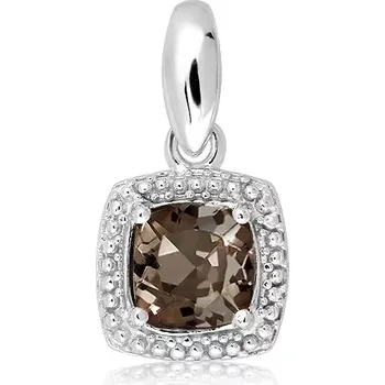 Přívěsek Raja S Smoky Quartz - stříbrný přívěsek s kamenem quartz