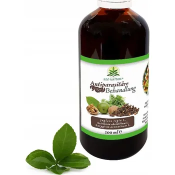 Antiparazitická kúra BioNature 100 ml s pelyňkem, hřebíčkem a ořechem
