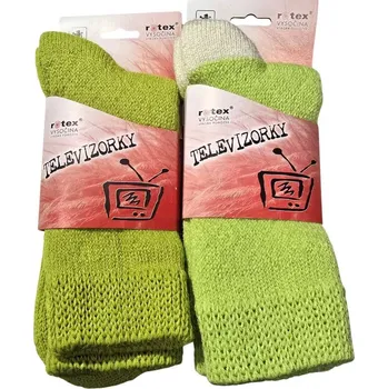 Dámské ponožky Televizorky dámské zelená 37-38