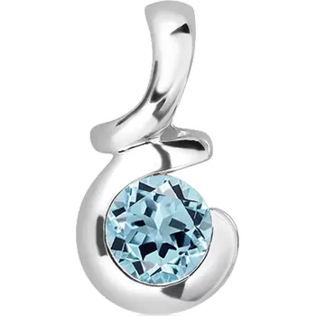Přívěsek Atlas S Blue Topaz - stříbrný přívěsek s modrým topazem