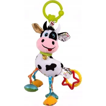Hračka pro nejmenší Balibazoo Závěsná hračka kráva Caesar s vibrací, senzorická, 0M+