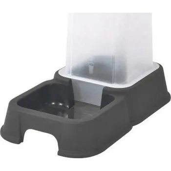 Miska pro psa Automatické krmítko z plastu Love Story černé 1,5 l