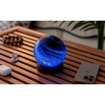 Stojací lampa Lampa AstraGlass RGB, více variant - Gingko Varianta: Stellar Ocean - malá