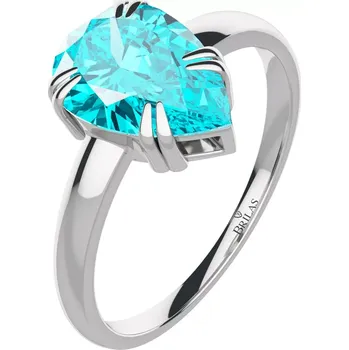 Prsten Priska S Blue Topaz - prsten ze stříbra s modrým topazem