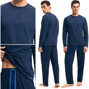 Pánské pyžamo Pánské pyžamo New Henderson | tmavě modré M