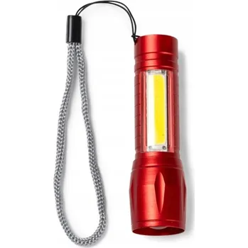 Svítilna SVÍTILNA 250 LUMENŮ AKUMULÁTOR USB-C 8 COB LED DIOD PRO KEMPOVÁNÍ Červená