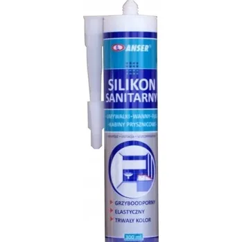 stavební silikon Sanitární silikon Anser bezbarvý 300 ml