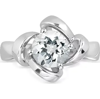 Prsten Cipri S White Topaz - prsten ze stříbra s bílým topazem