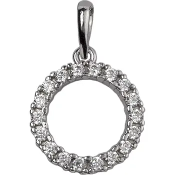 Přívěsek Reese - stříbrný přívěšek se zirkony