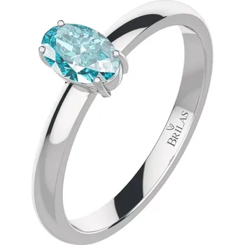 Prsten Cali S BlueTopaz - prsten ze stříbra s modrým topazem