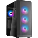 SilverStone FARA 514X, Midi-Tower skříň, 4x RGB větráky v balení, podpora 2x 360mm radiátoru, černý