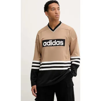 Tričko s dlouhým rukávem adidas Originals Hockey Jersey JY0251 zelená 19X, vel. XXL