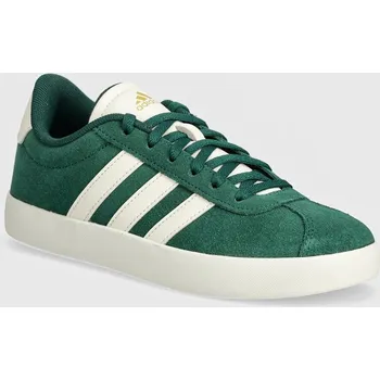 Chlapecká obuv Dětské semišové sneakers boty adidas VL COURT 3.0 ID6309 zelená 79X, EUR 35