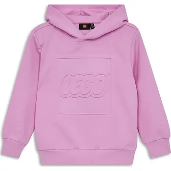 Chlapecká mikina Dětská mikina Lego LWSKY 600 růžová barva, s kapucí, hladká, 11010295 11010295.K 04A, vel. 110