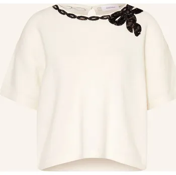 Dámský svetr Darling Harbour Dámské Úpletové Tričko S Flitry, offwhite, 40