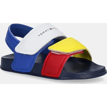 Dívčí sandály Dětské sandály Tommy Hilfiger žlutá barva, T1X2-33913 T1X2.33913.22.26 59A, EUR 25