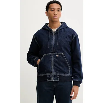 Dámská casual bunda Džínová bunda Dickies tmavomodrá barva, přechodná, oversize, DK0A87OA 59J, vel. XXL
