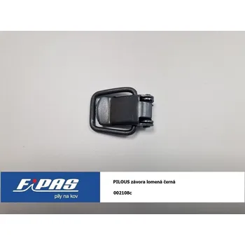 pant PILOUS závora lomená černá