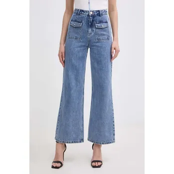 Dámské džíny Džíny Morgan PWIDE dámské, PWIDE PWIDE.DOUBLE.STO modrá 55X, vel. 38