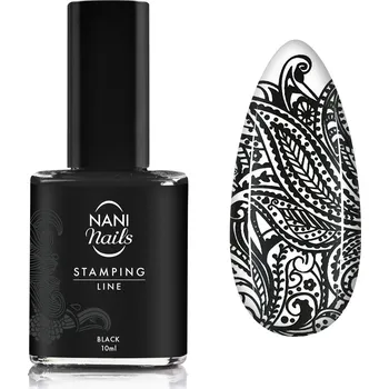 Lak na nehty NANI lak pro razítkovou metodu 10 ml - Black