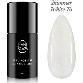 Lak na nehty NANI gel lak Amazing Line 5 ml - Shimmer White