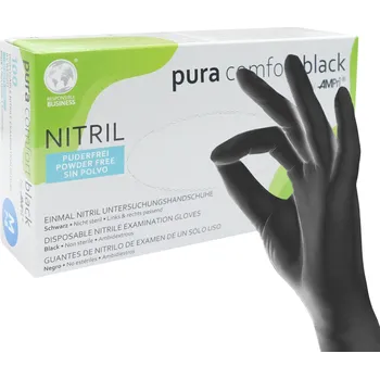 AMPri nitrilové rukavice Pura Comfort, M, nepudrované - 100ks