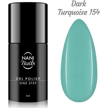 Lak na nehty NANI gel lak One Step 5 ml - Dark Turquoise