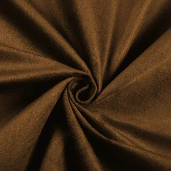 Potahová látka/imitace broušené kůže Alcantara ALC-017 Hnědá rezavá - šířka 145 cm