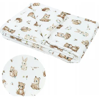 přikrývka Bavlněná Přikrývka pro Předškoláka 100x150 cm Les