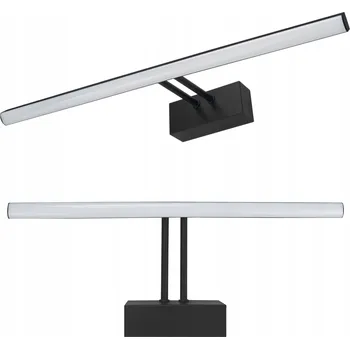 Koupelnové svítidlo LED Koupelnové Svítidlo nad ZRCADLO 10W Černé, Neutrální Bílá Barva, Délka 40 cm