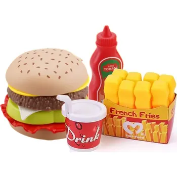Dětská kuchyňka Sada Fastfood 4 ks burger