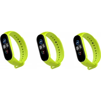 Řemínek na hodinky 3x Řemínek pro Xiaomi Mi Band 3 4 Náhradní řemínek Limetka Kena Top Barva