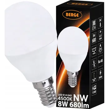Žárovka LED žárovka Berge E14 8W