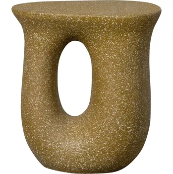 Toaletní stolek WOOOD Hnědozelený odkládací stolek Moson 45 cm